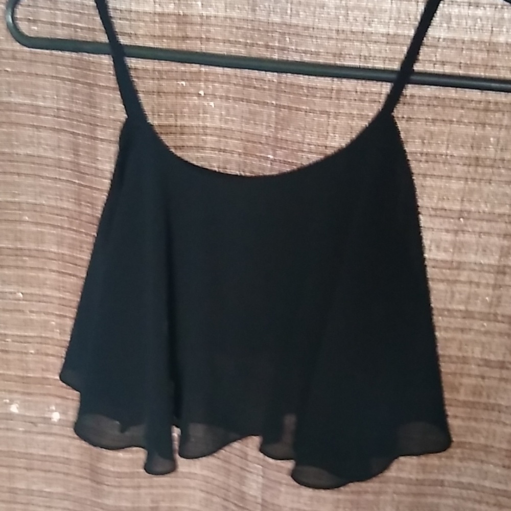 Black halter top